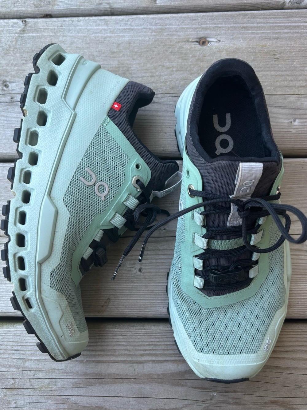 Women’s 5 On Cloud Running CloudUltra Runners Shoes Green Distance Trail Ultra